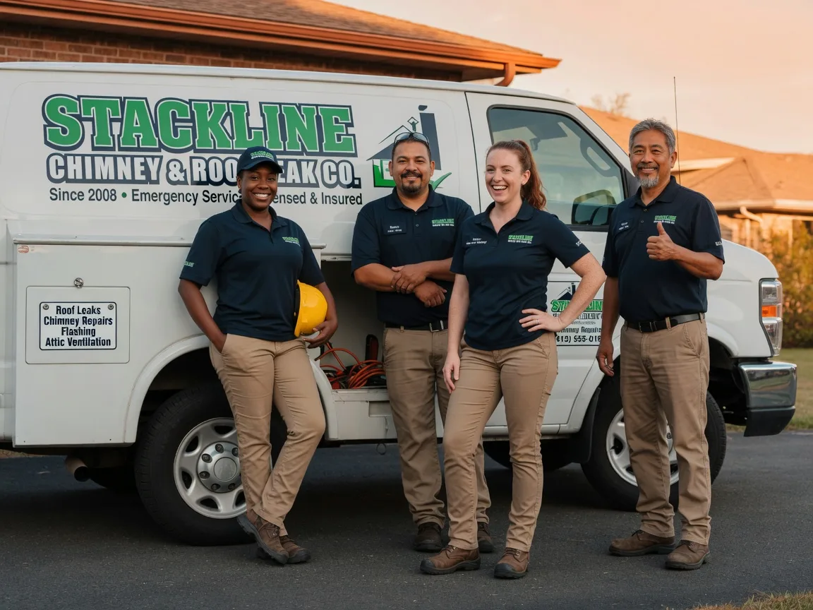 Chimney flashing repair company in Rock Island, IL